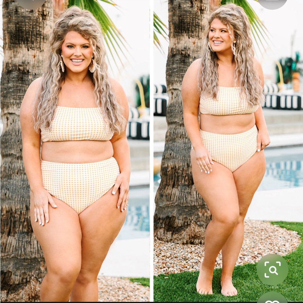 Two piece chic soul swimsuit brand new!